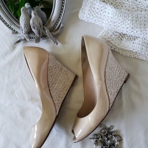 Lk Bennett  Estela Wedge Peeptoe Pump